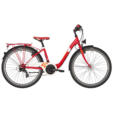 Bicicleta de paseo S'COOL CHIX Acero 21V 26" Rojo 0